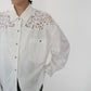 90s Lace Design Shirt