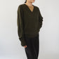 60s Pure Wool V Neck Knit Made in Ireland
