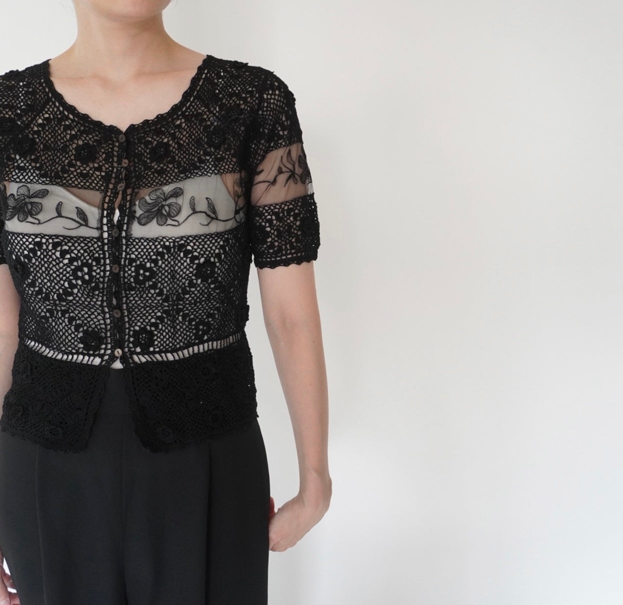 Crochet  Lace Design Top