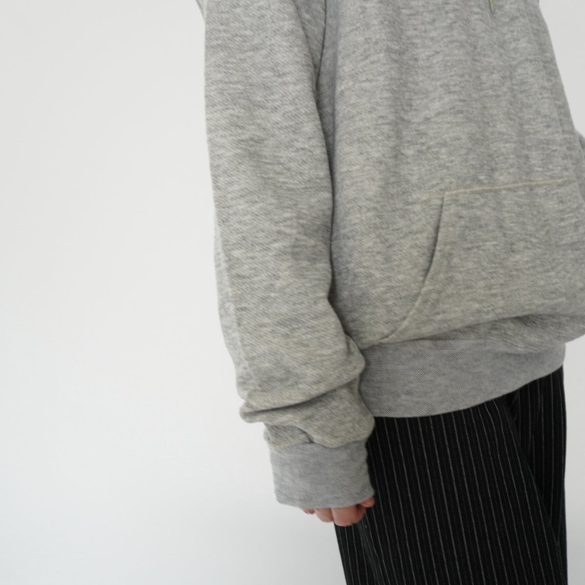 80s Hooded Sweater Made in USA Dead Stock