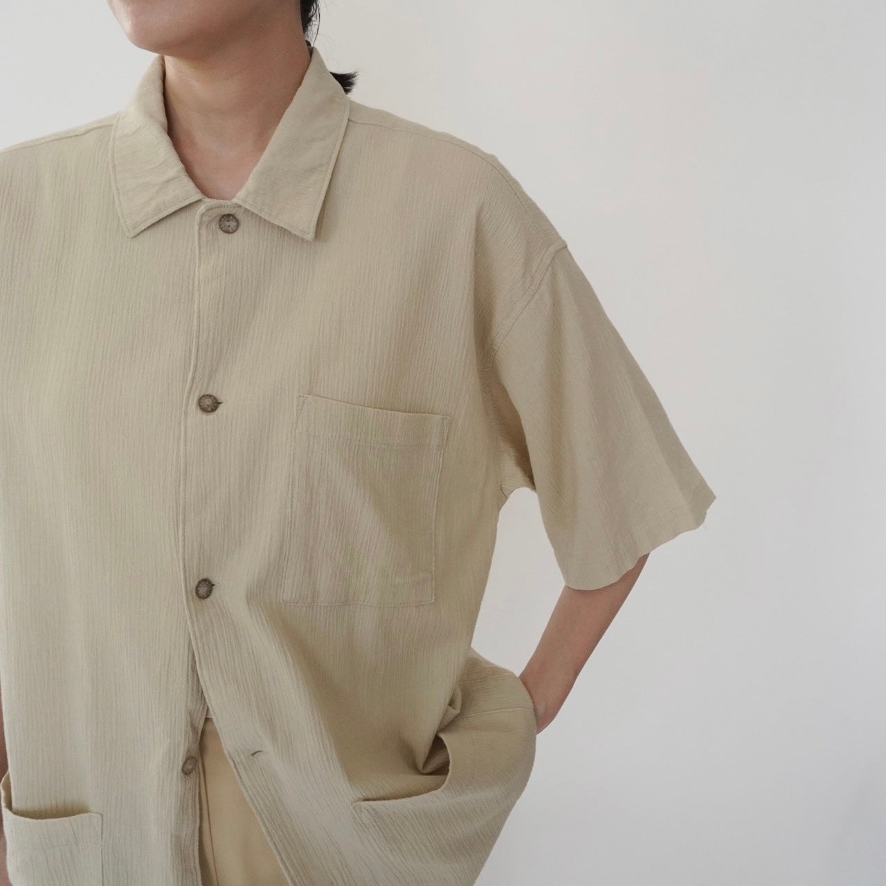 90s Beige Shirt