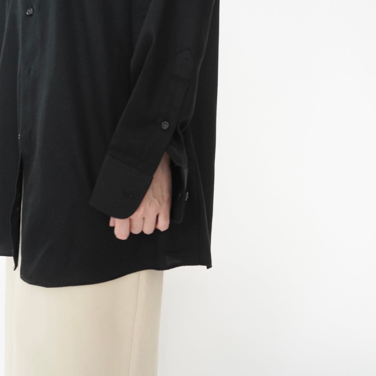 "Geoffrey Beene" Black Shirt
