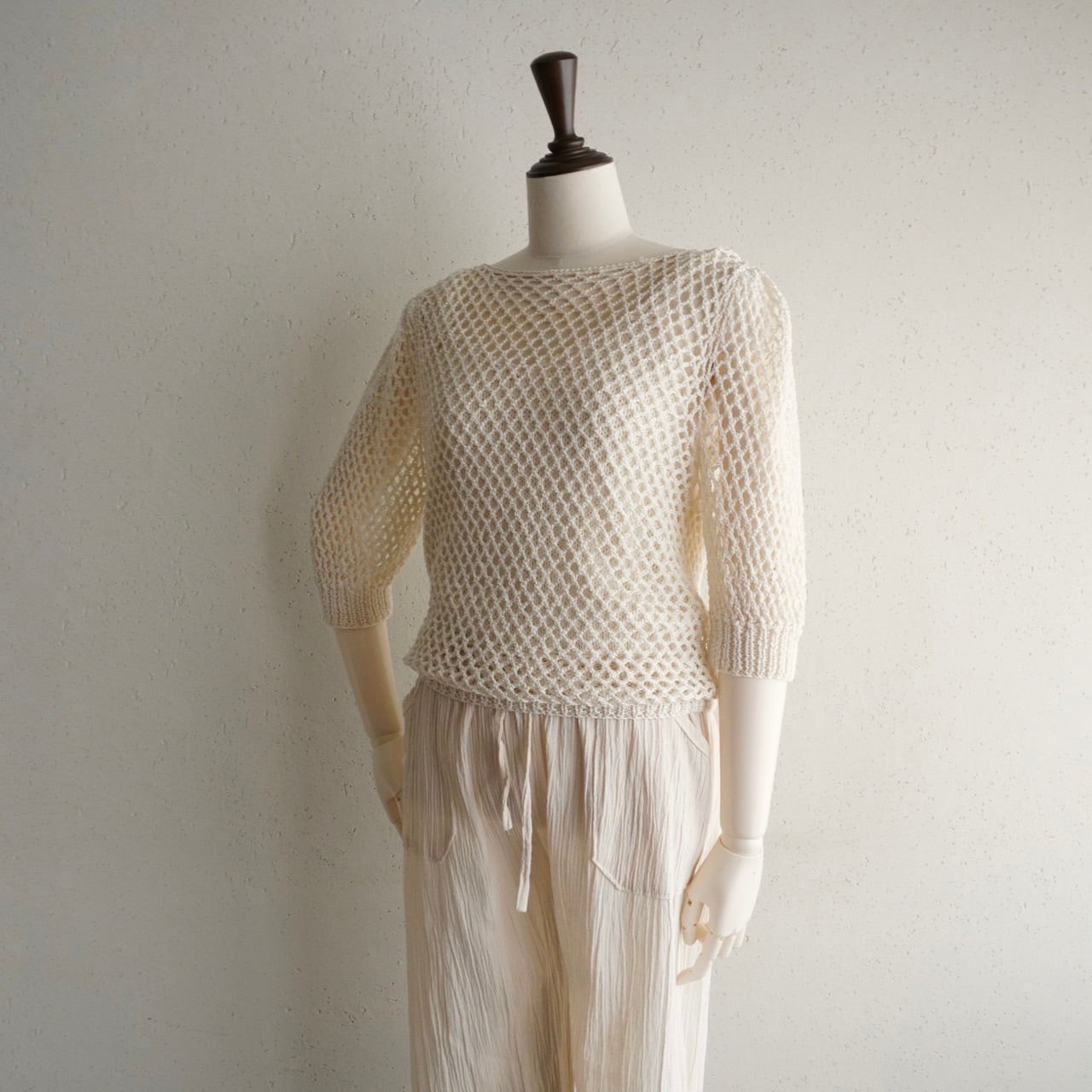 80s Hand Knit Top