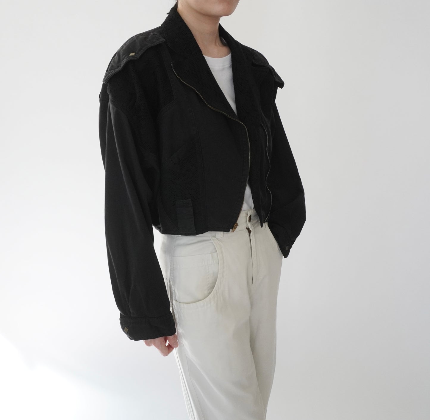 80s Lace Design Jacket