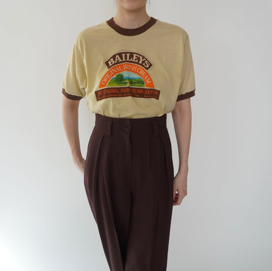 80s"BAILEYS" Printed T-shirt Made in USA