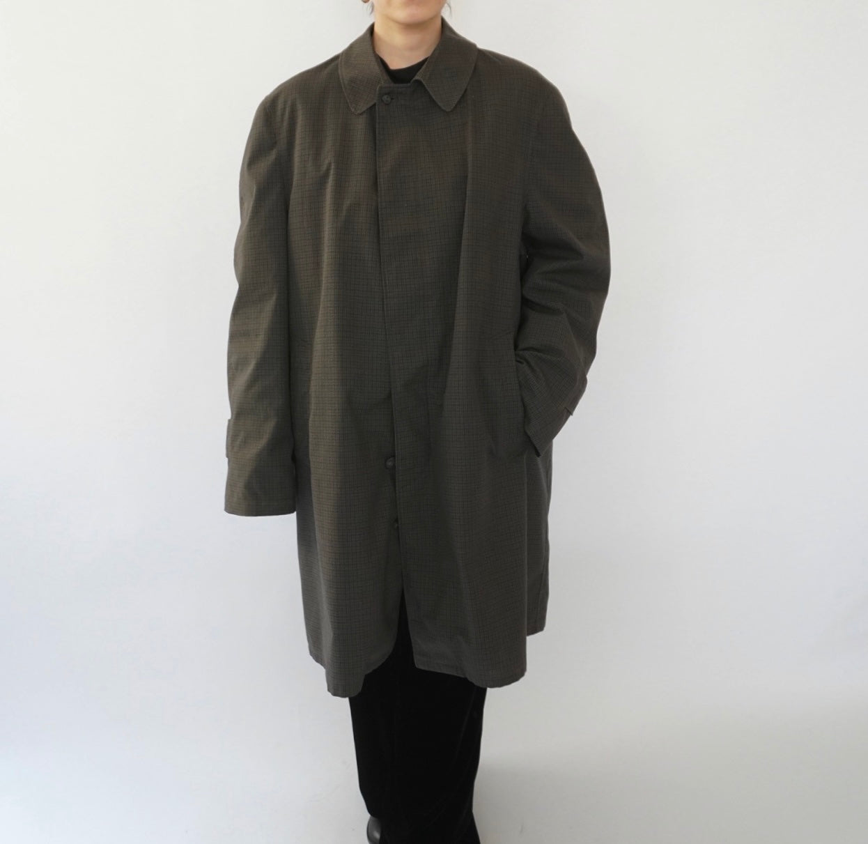 60s "Plymouth" Plaid Coat
