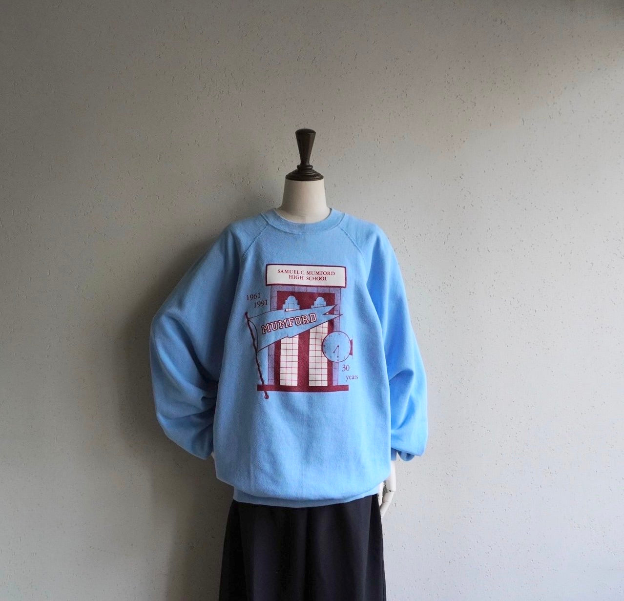 90s Printed Sweater Made in USA