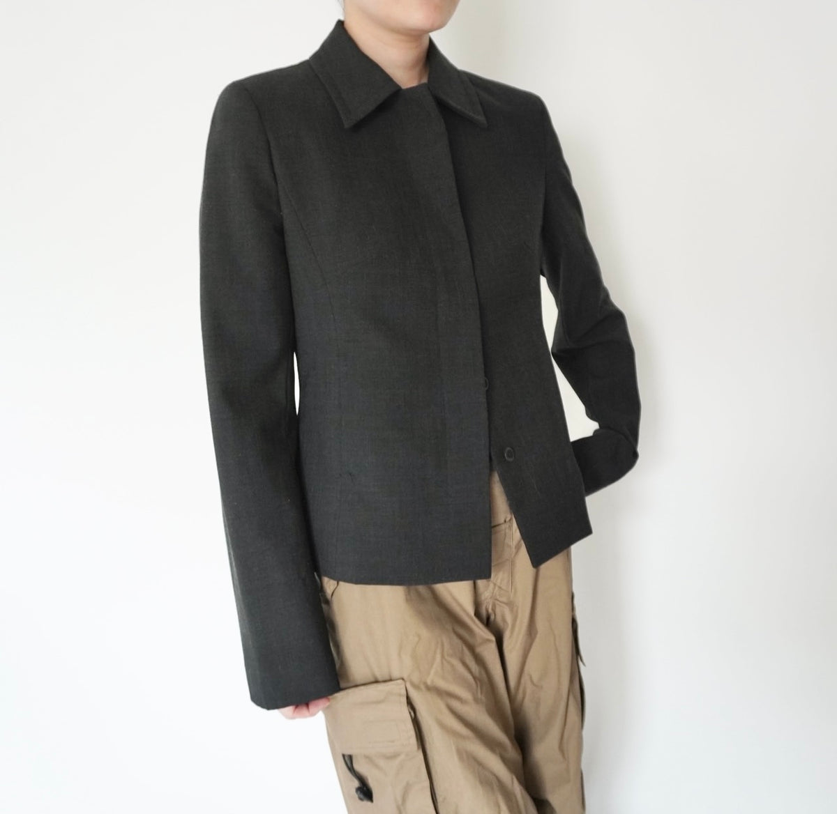 90s EURO  C.Gray Jacket