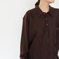 70s Brown Design Top