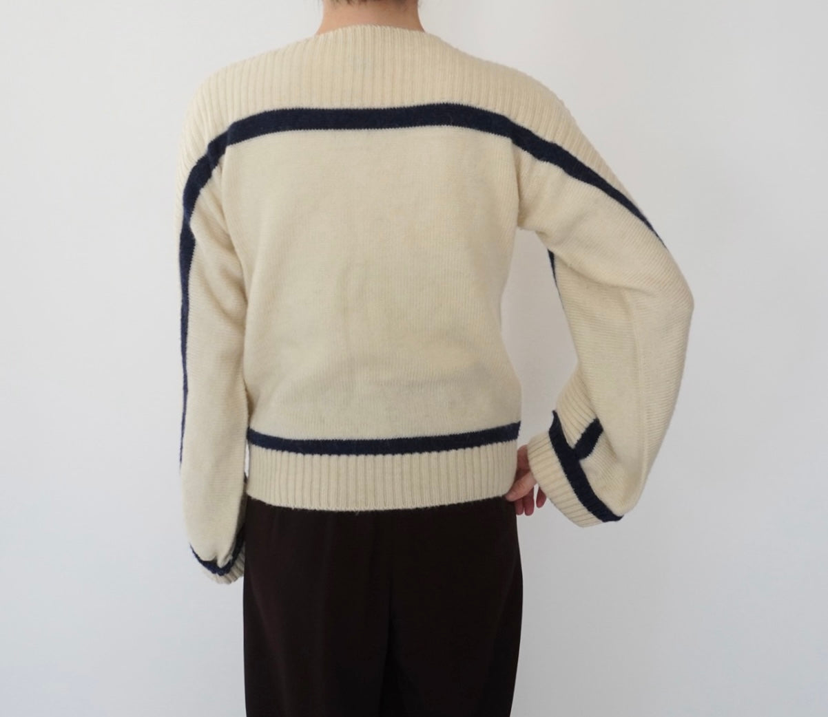80s＂Rodier Paris" Design Knit