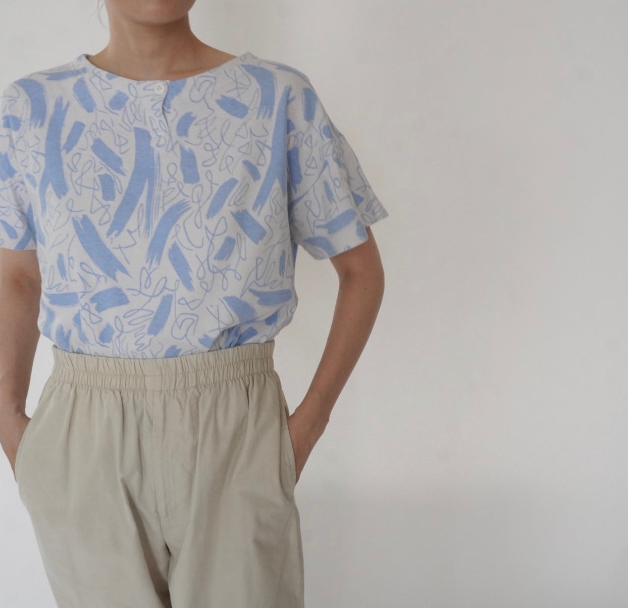 80s Pattern Top