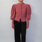 80s Embroidery Knit Cardigan