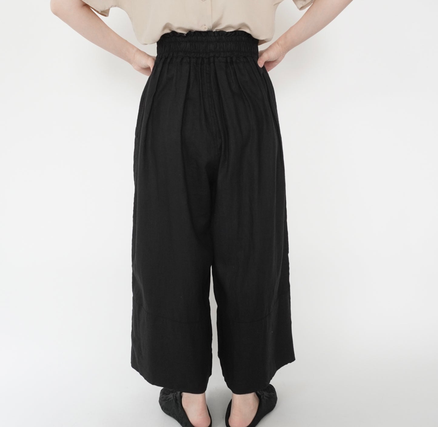 Cropped Wide Pants