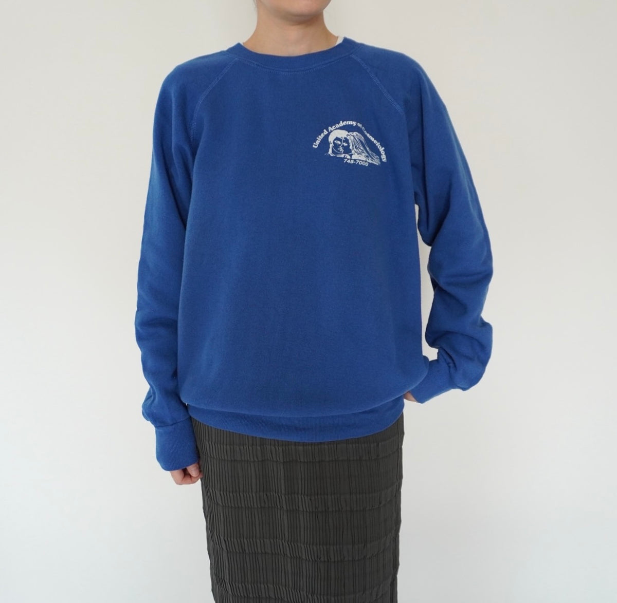 80s Printed Sweater Made in USA