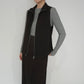 90s EURO Zipped Top、Vest Handloomed in California