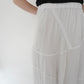 90s Cotton Lace Design Skirt Made in Italy