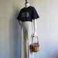 50s,60s Straw Basket Bag