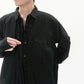 80s Pleated Desigh Shirt