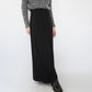 90s Black Maxi Skirt Made in USA