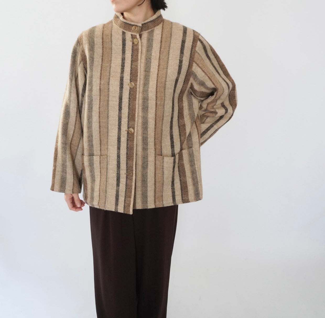 90s "Rodier Paris" Wool Jacket Made in France