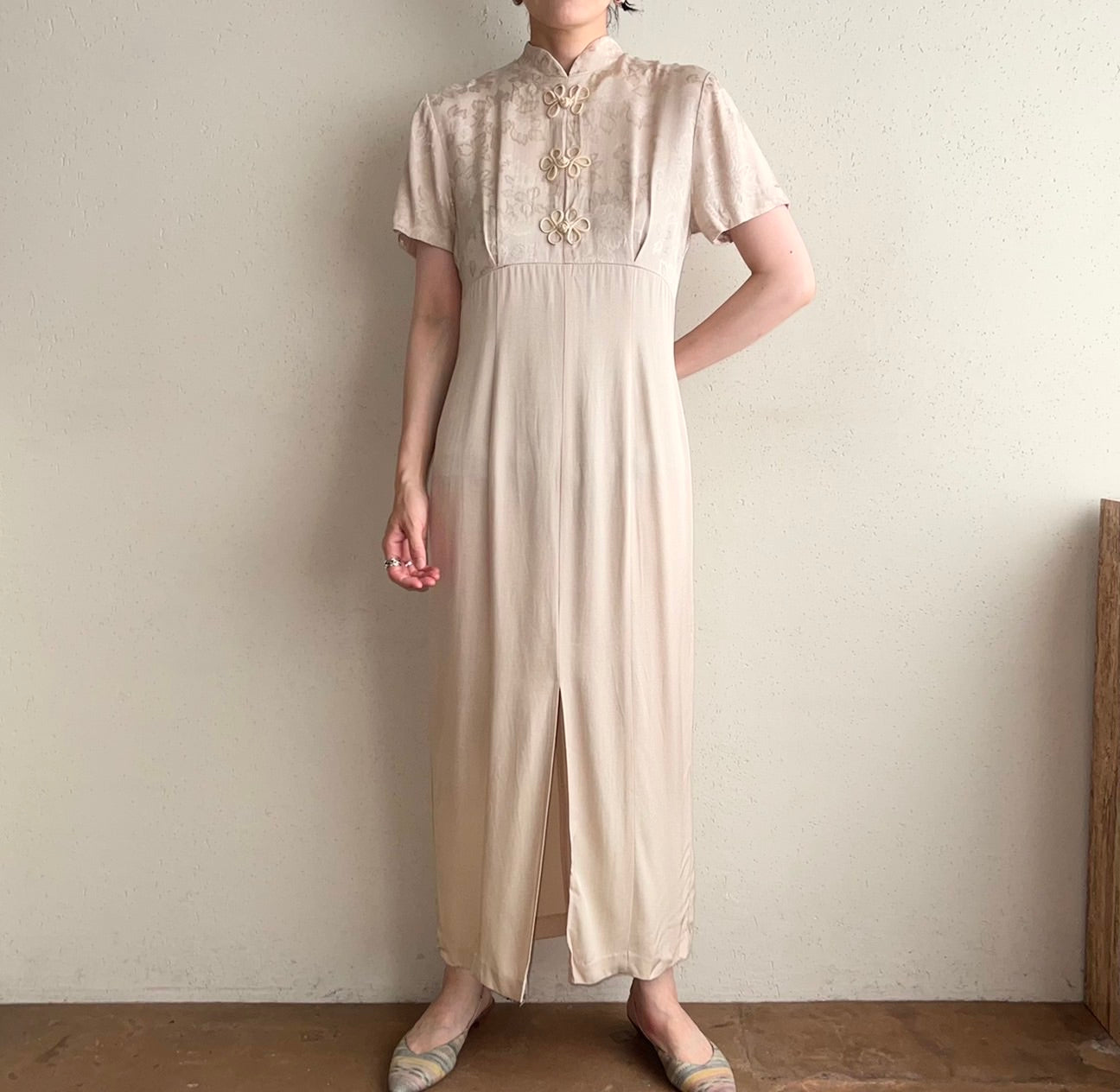 90s Asian Design Dress Made in USA