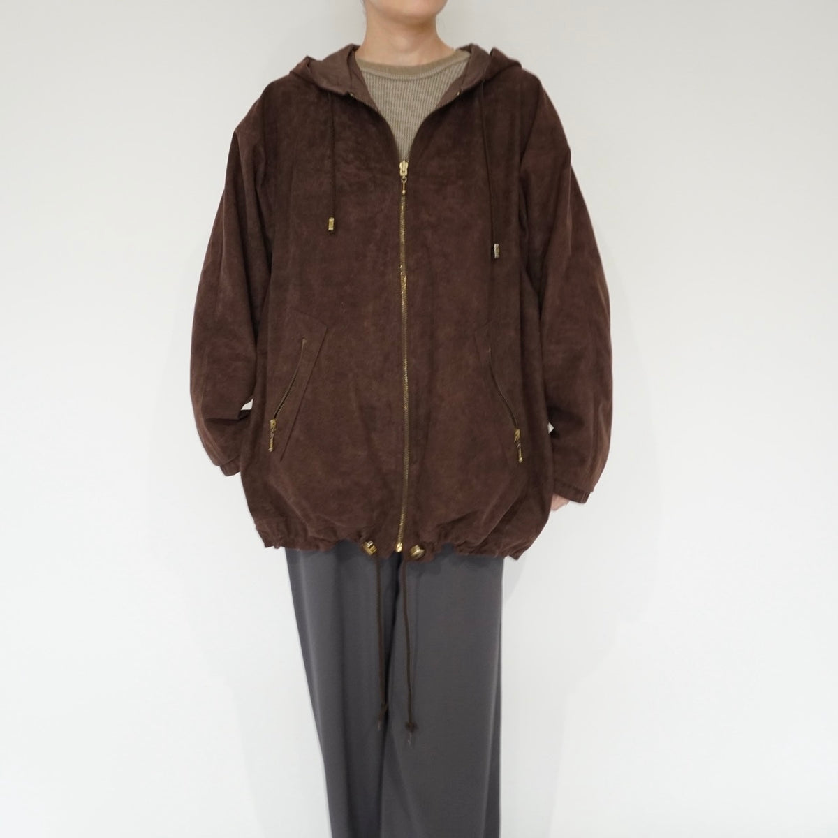 90s Design Brown Jacket