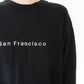 90s Embroidery Long Sleeves T-shirt Made in USA