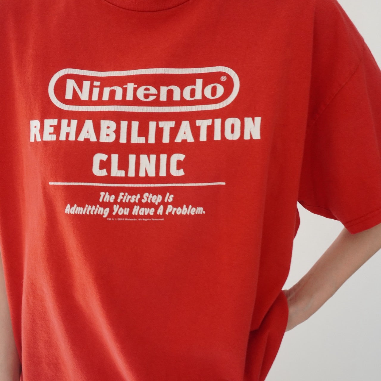 03s "Nintendo" Printed T-shirt