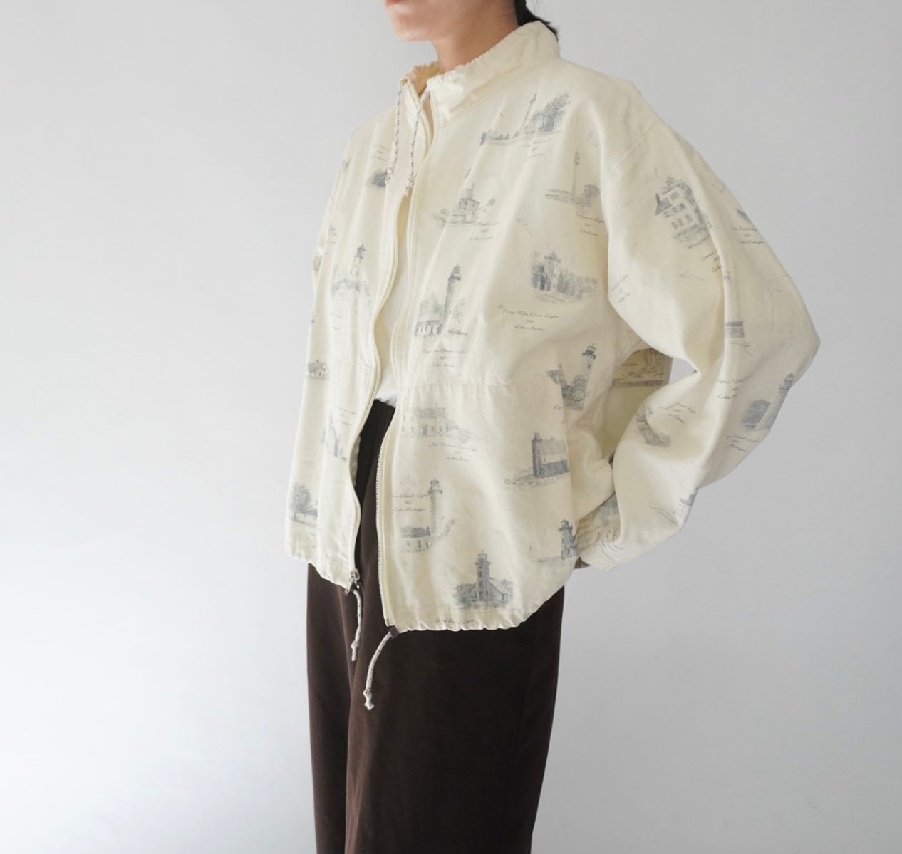 90s Printed Jacket