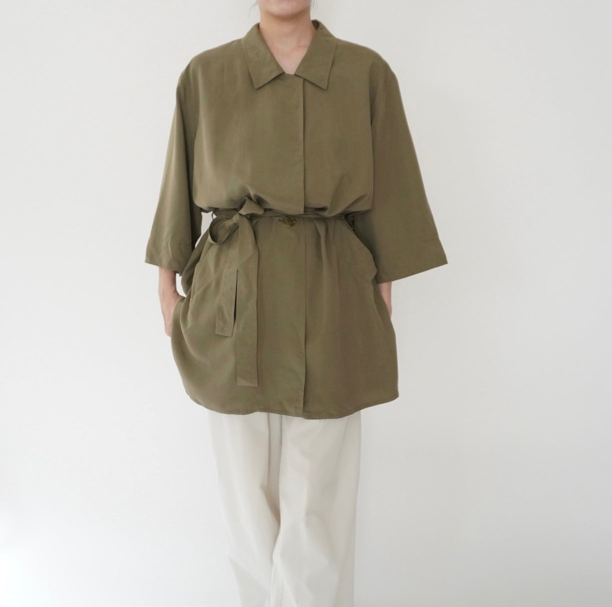 80s Silk Light Jacket Made in Italy