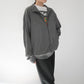 90s Ribbed Zip Top