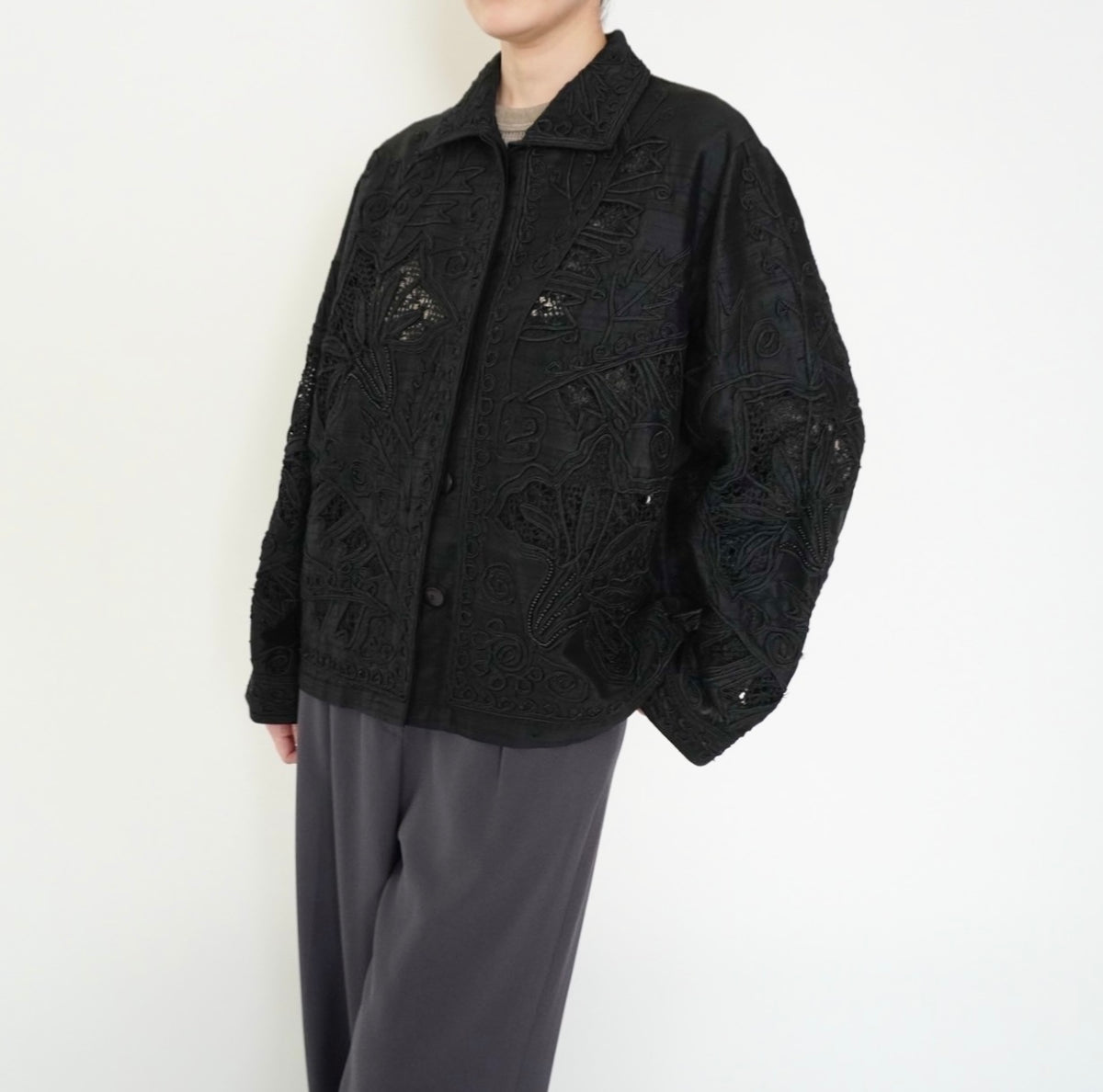 90s Silk Design Jacket