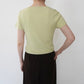 90s Silk Ribbed Top