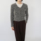 90s Zipped Knit Top