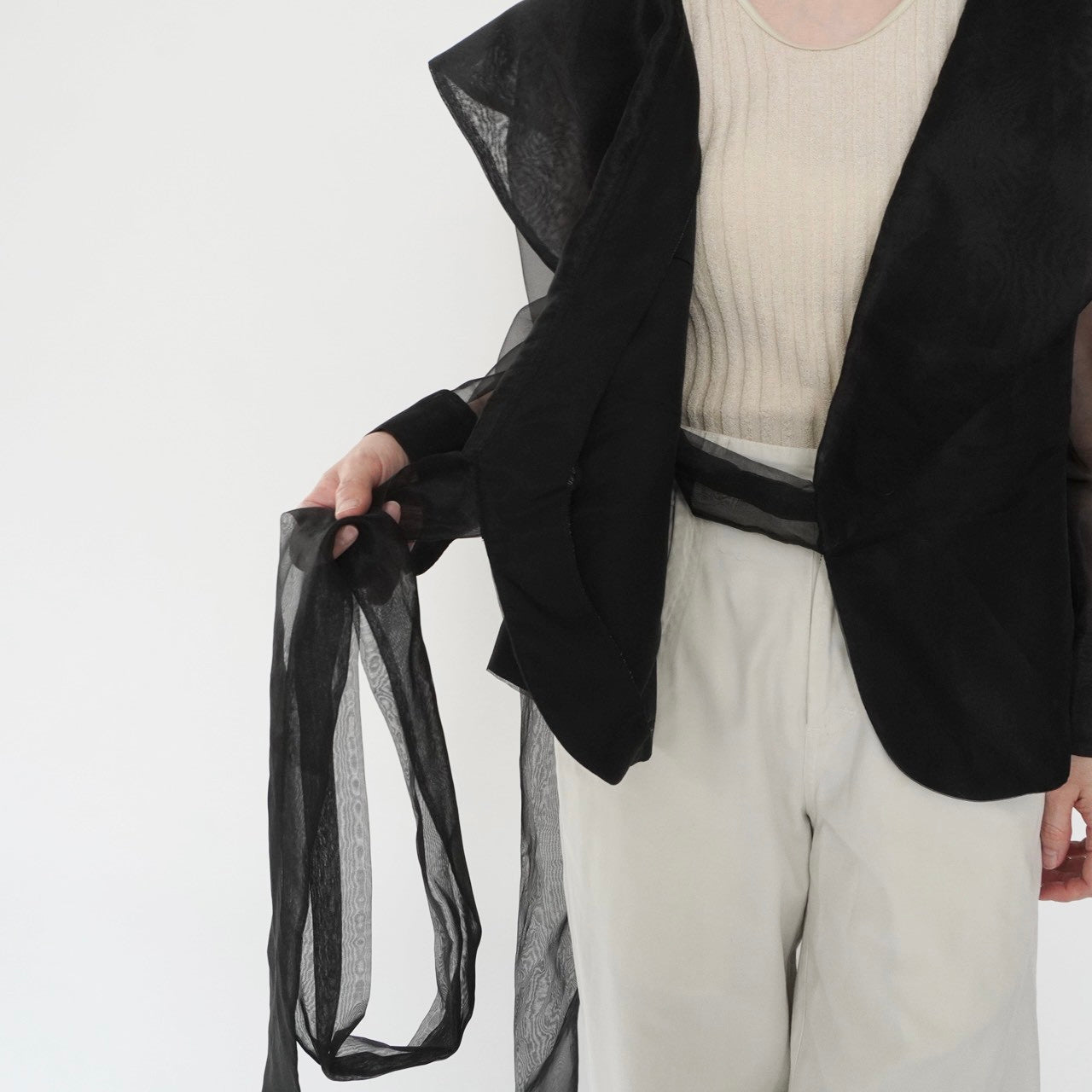 90s Sheer Design Blouse