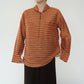 80s EURO Striped Blouse