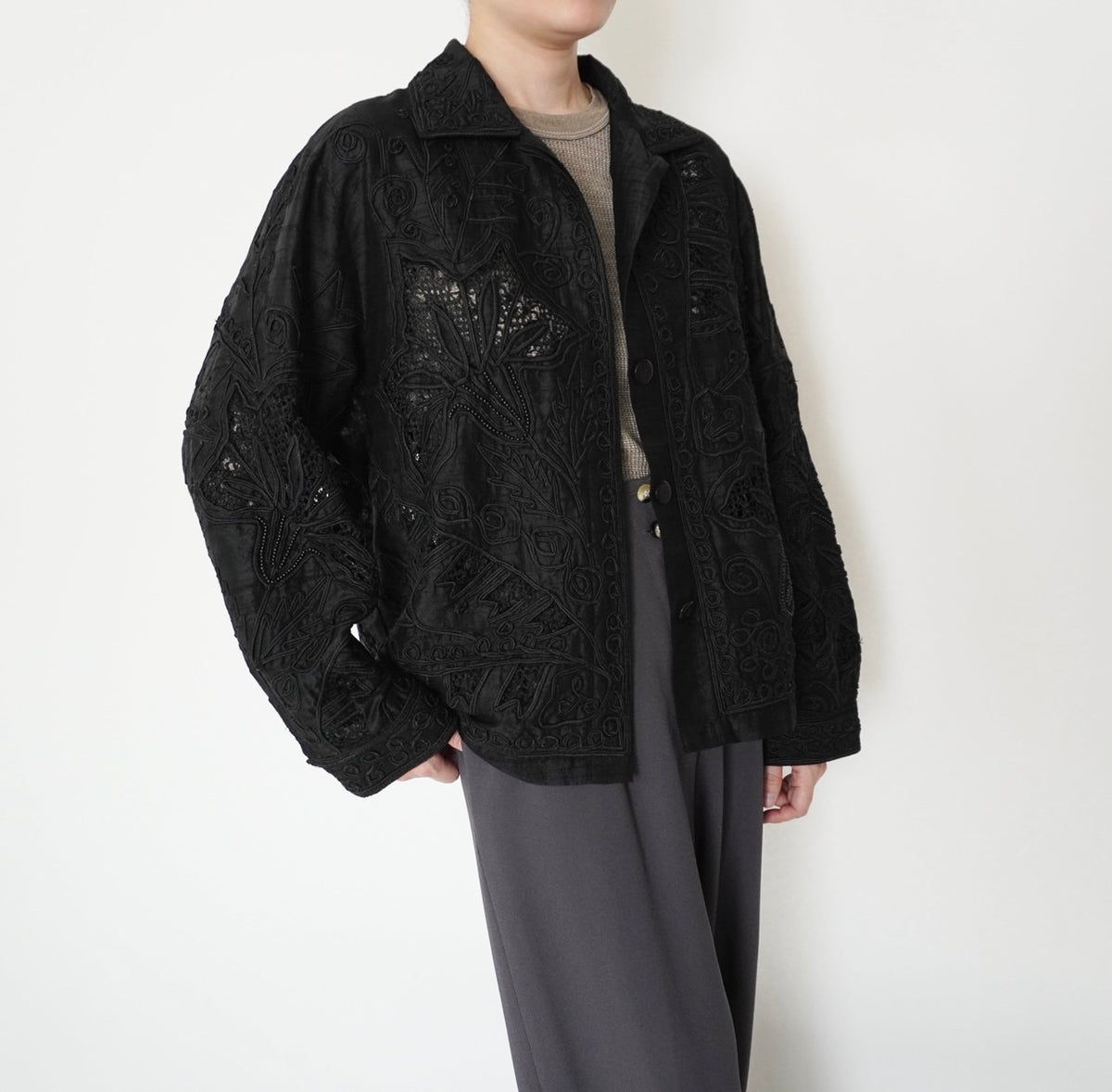 90s Silk Design Jacket