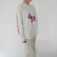 90s Printed Long T-shirt Made in USA