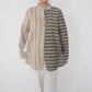 Beige Striped Design Shirt Made in Italy