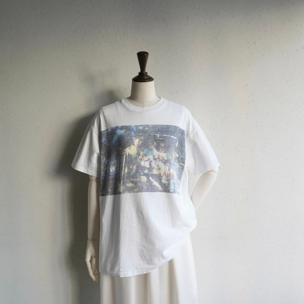 80s Photo Printed T-shirt Made in USA