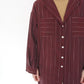 90s Striped Long shirt
