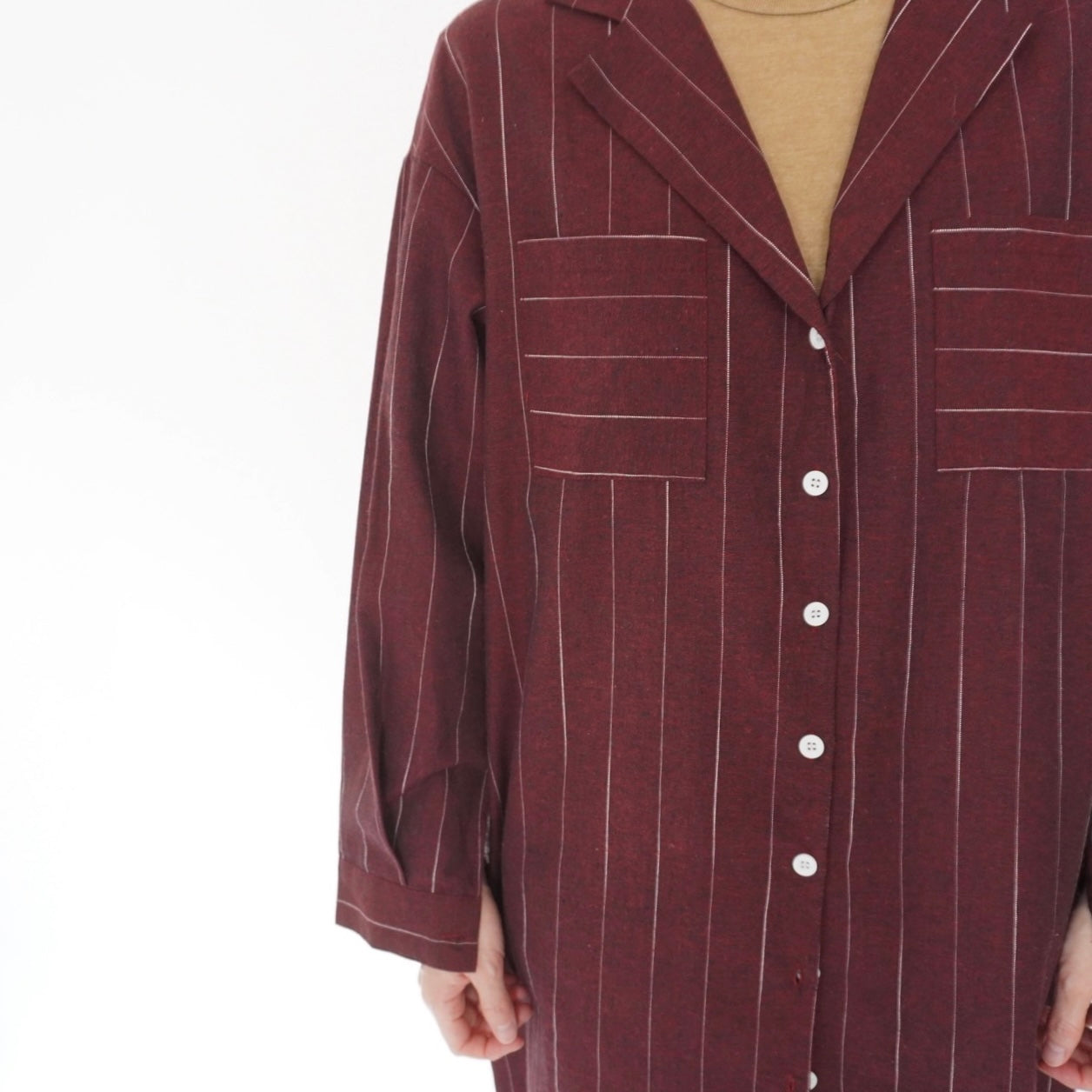 90s Striped Long shirt