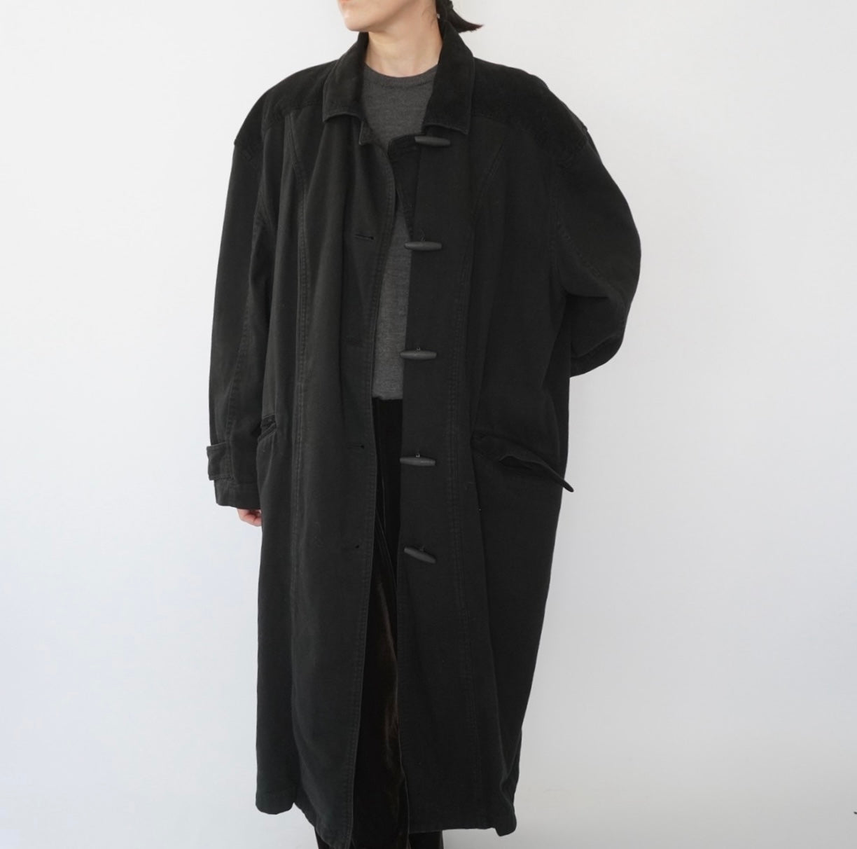 90s Cotton×Corduroy Coat