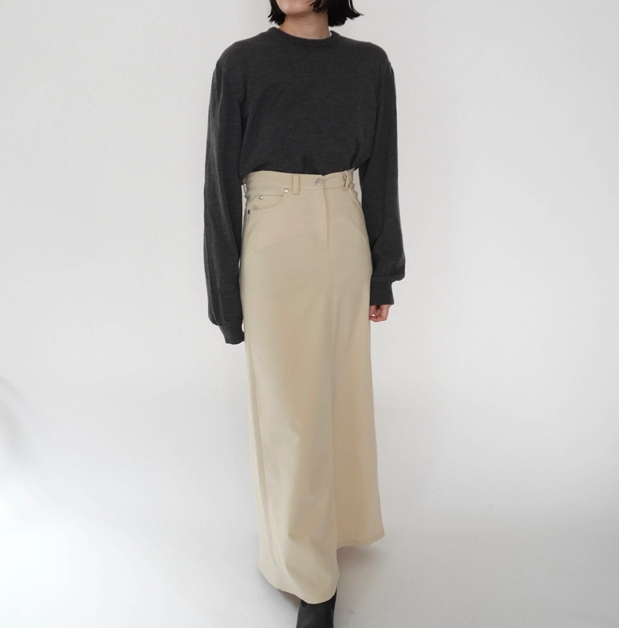 90s Slit Maxi Skirt