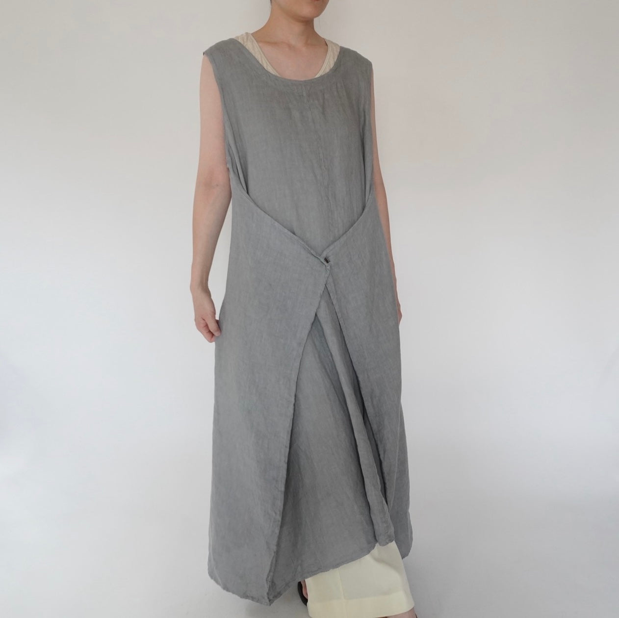 90s Linen  Maxi Dress Made in Italy