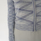 70s Pattern Zip Top