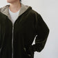90s Hooded Velour Top