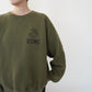 90s"USMC" Printed Sweater Made in USA