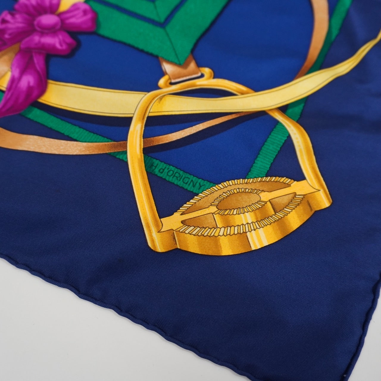 ”Hermes” Silk Scarf Made in France