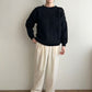 90s Black Design Knit